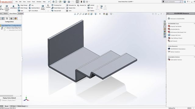 Why is my flat pattern showing folded? SOLIDWORKS drawing tutorial смотреть онлайн