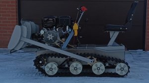 Минивездеход, уборка снега