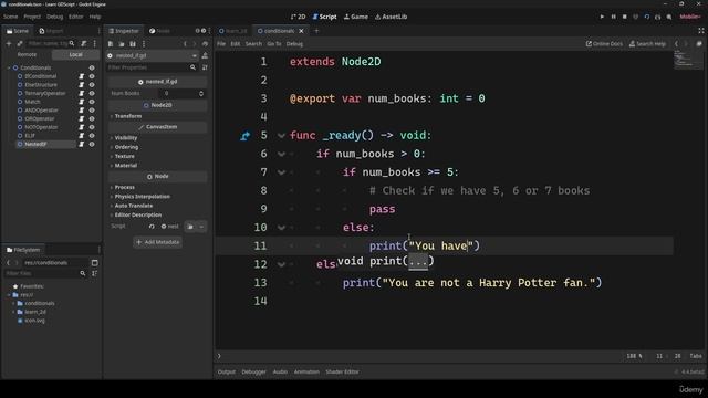 26 -Nested If Conditional смотреть онлайн