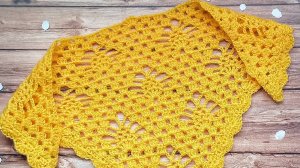 МК Узор для шали крючком