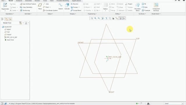 ENVIRONMENT TUTORIAL | PTC Creo Parametric 3.0 смотреть онлайн