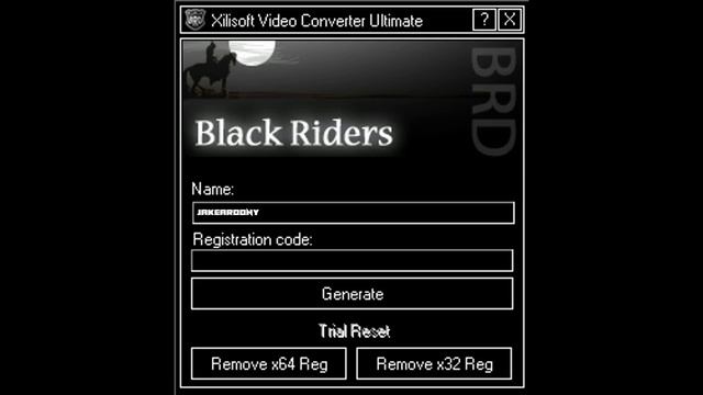 Black Riders/BRD - Keygen Music #01 - Xilisoft Video Converter 7 Ultimate