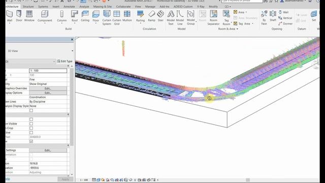 Pointcloud to Cable Tray смотреть онлайн