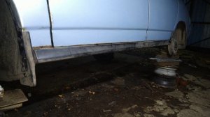 Переваривание днища и порогов на профильную трубу ваз 2110