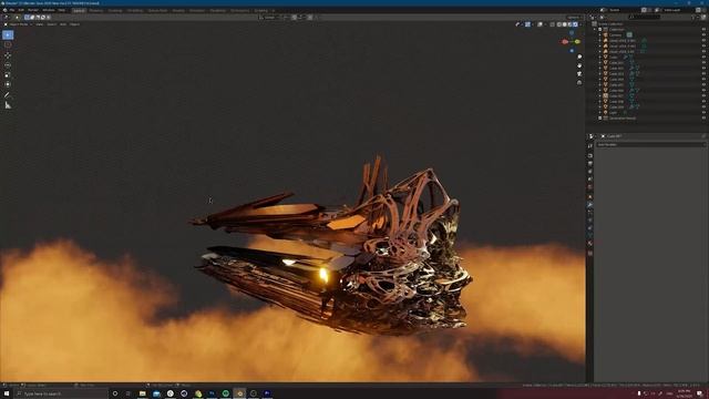 Blender 2.83 - SPACESHIP / Generative Modeling with Modifiers смотреть онлайн
