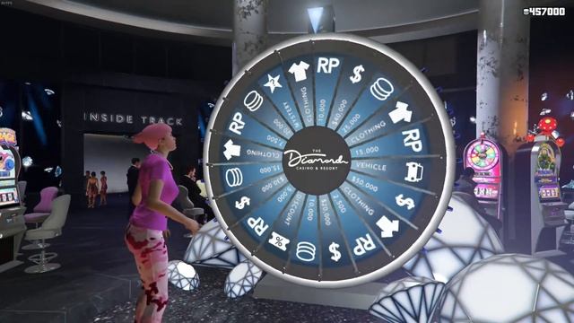 Diamond Casino - Lucky wheel spin - Dinka Blista Kanjo. смотреть онлайн