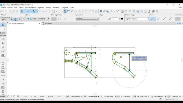 Redimensionner un dessin sur Archicad смотреть онлайн