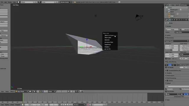 Blender: moving an item from one scene to another смотреть онлайн