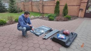 Сборка Баскетбольной стойки Wallaby X300