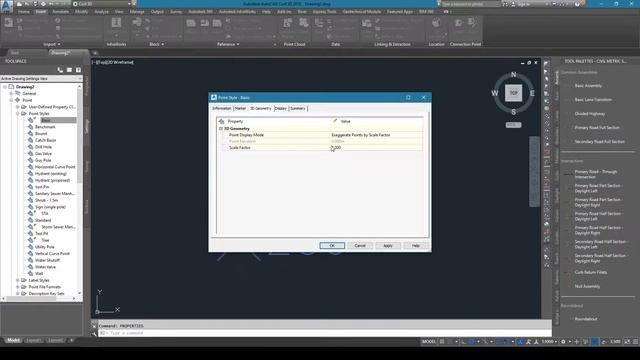 Fix For Adapting Survey Points For Use With 3D Modelling In A Vertical Plane In AutoCAD Civil 3D