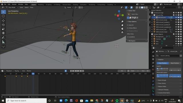 Blender Project 05(Pose Mode) смотреть онлайн