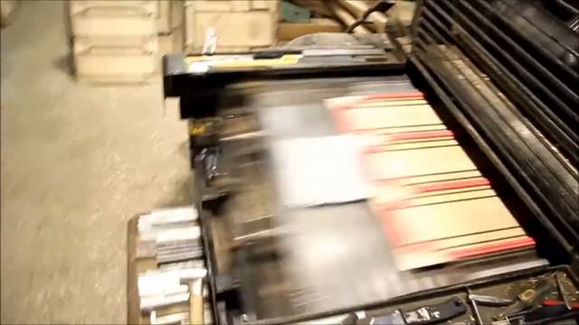Высечка на автоматическом стоп-цилиндровом прессе Heidelberg Original Zylinder в компании "Демос" смотреть онлайн