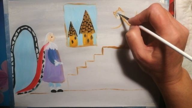 Как нарисовать сказку про Кота в Сапогах. смотреть онлайн