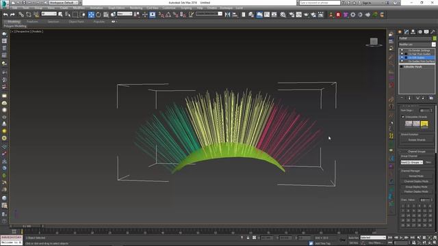 Ornatrix 3dsmax: How to use strand groups смотреть онлайн