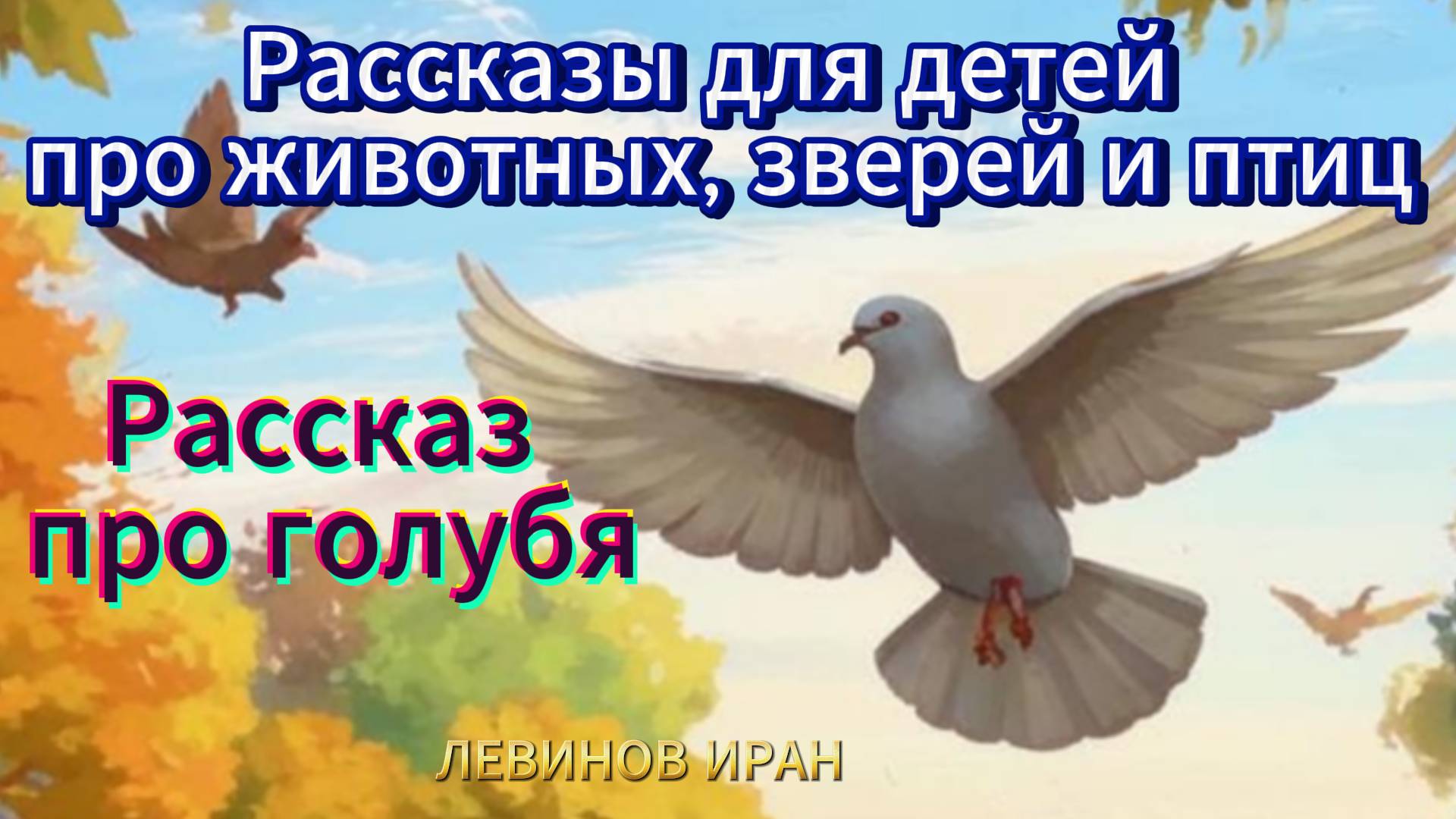 Рассказ для детей про голубя Джеки. Рассказы про животных, зверей и птиц. Писатель Левинов Иран.