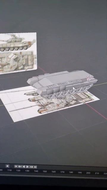 третий день молчания т90а #blender #tank #3d #т90 смотреть онлайн