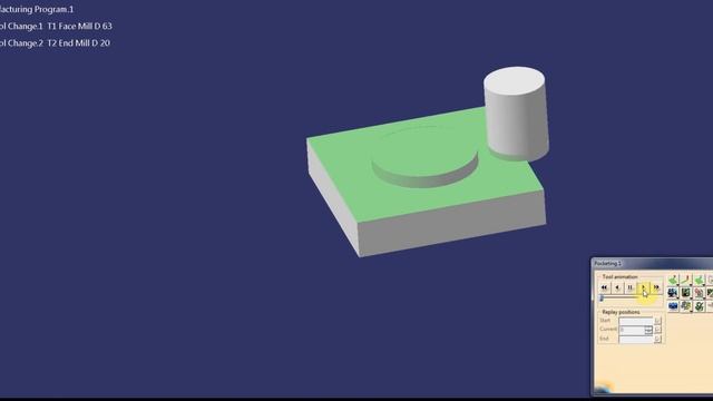 Catia V5 Part2 Machining (CAM) - CNC programming смотреть онлайн