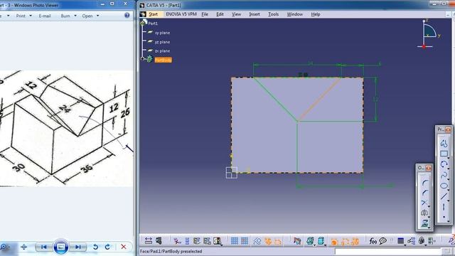 CATIA V5 REMOVE MULTI SECTION SOLID TUTORIAL 3 смотреть онлайн