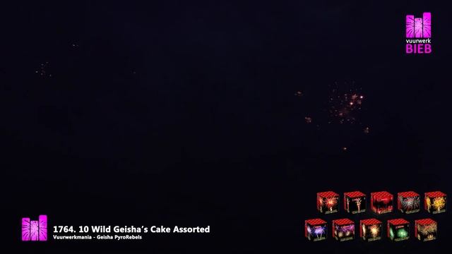 10 Wild Geisha's Cake 16-Schuss-Batteriesortiment смотреть онлайн