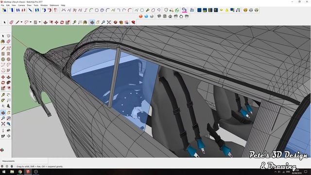 Sketchup - Two lane blacktop Chevy Bel Air '57 смотреть онлайн