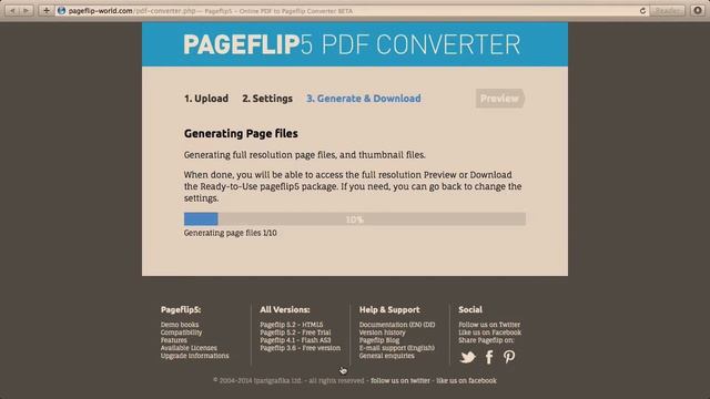 PDF to Pageflip 5 converter смотреть онлайн