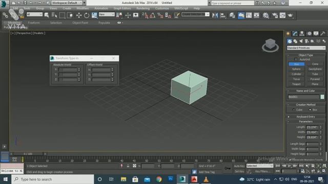 3dsmax class 1(object selection and moving method) смотреть онлайн