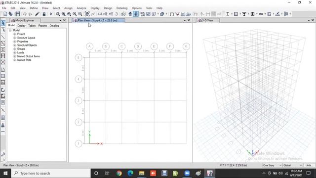 GRID FORMATION IN ETABS | Site Scope Design | New Video 2023 смотреть онлайн