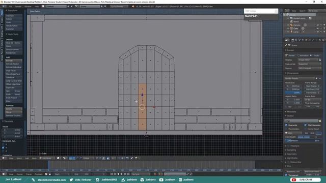 How to make a low-poly medieval interior room in Blender [2.7] смотреть онлайн