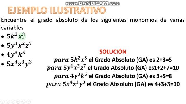ALGEBRA 5TO GRADO EXPRESIONES ALGEBRAICAS смотреть онлайн