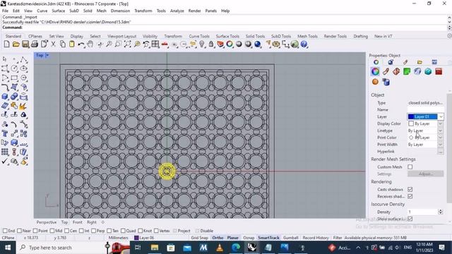 Jewelry Stone ordering by using Rhinoceros - 8 смотреть онлайн