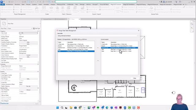 7 BIM Installation ventilation - Design Data in MagiCAD (English) смотреть онлайн