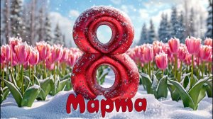 8 МАРТА! КРАСИВОЕ ПОЗДРАВЛЕНИЕ С 8 МАРТА! Музыкальное Поздравление на 8 Марта для женщин!.mp4