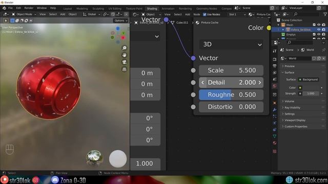 Pintura de Coche Procedural en Blender 3.2 - Shading Nodes смотреть онлайн