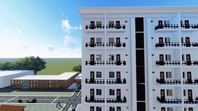 10 storey building design। house desugn in Bangladesh | Apartment design. смотреть онлайн