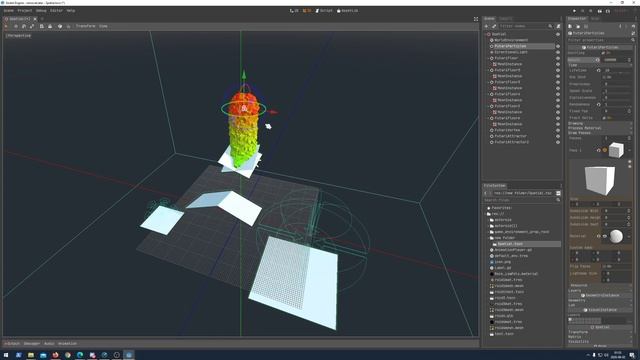 Fun with particles and collision in Godot Engine смотреть онлайн