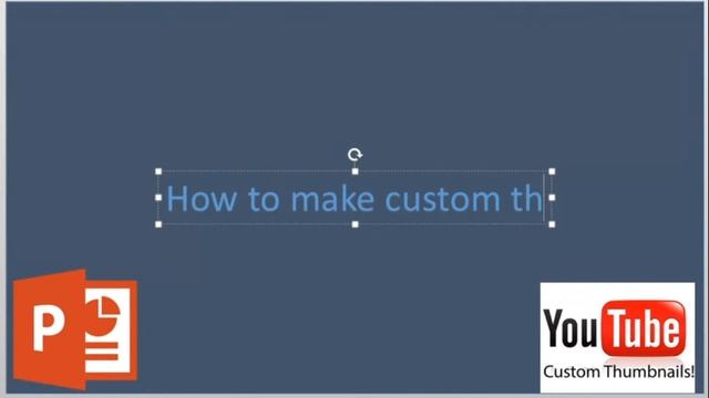 Make your own youtube custom thumbnail with powerpoint || my Technology sense||Must Watch|| смотреть онлайн