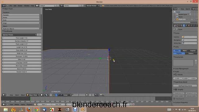 Architecture : Addon de création de parquet смотреть онлайн