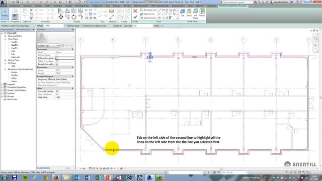 Revit 2014 - Tab Select Lines смотреть онлайн