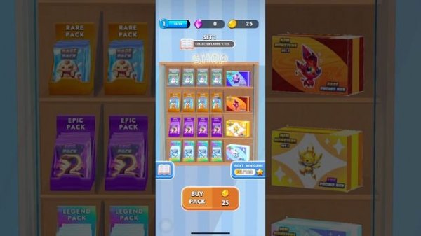 Mini Monsters: Card Collector - Gameplay Walkthrough Part 1 (iOS, Android)