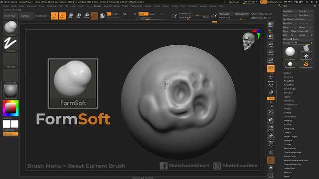 FormSoft Brush: ZBrush All Brushes смотреть онлайн