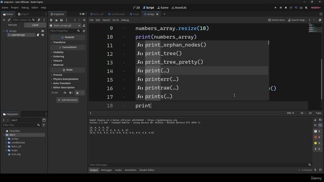 30 -Creating Arrays смотреть онлайн