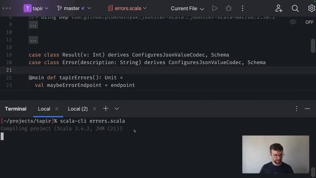 Tapir Tutorial - part 4: Error Handling | Adam Warski SoftwareMill смотреть онлайн