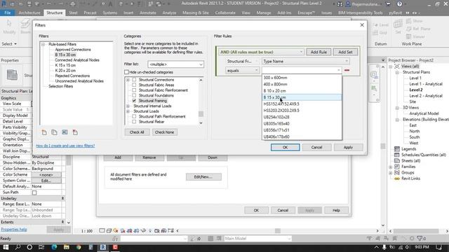 Tutorial Revit menghitung berat berdasarkan material - Part 01 mengaktifkan Filter Warna смотреть онлайн