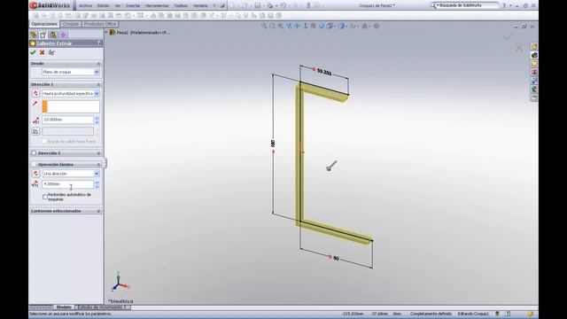 Tutorial Solidworks 2012. Vinculo de valor y ecuacion 2 смотреть онлайн