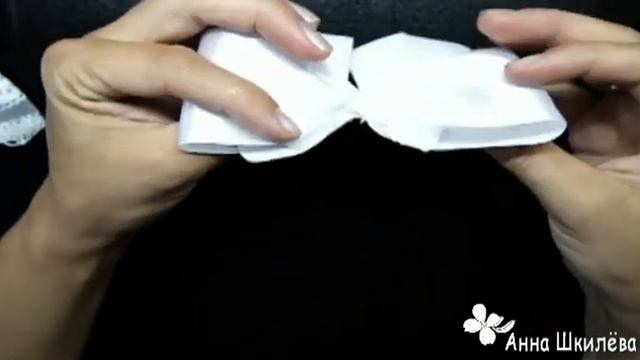 Лента в косу для школы . Бантики . смотреть онлайн