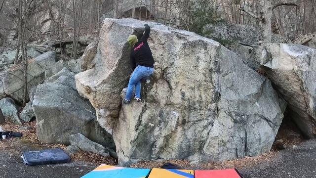 Blasted Rock Crack (V0), (Daniel Michalski), West Trapps The Gunks смотреть онлайн