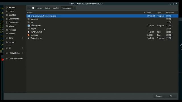 Demonstration of trojan manipulation with antivirus or crack files #metasploit #kalilinux смотреть онлайн