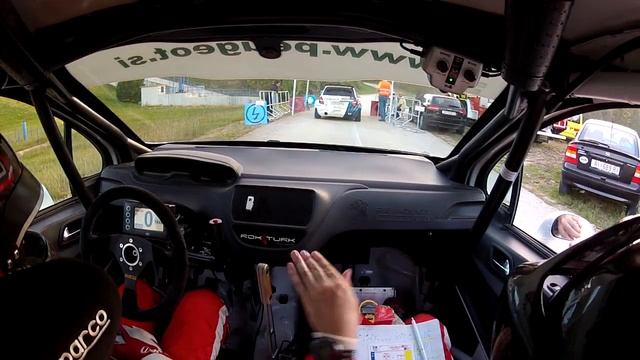 Rok Turk - Enej Ložnar (Peugeot 208 R2) : 41. Croatia rally 2014 - best onboard moments смотреть онлайн