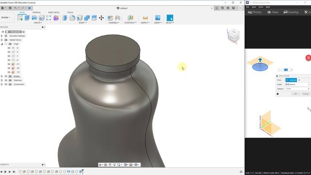 29) Fusion 360 Loft Komutu Uygulama 12 смотреть онлайн
