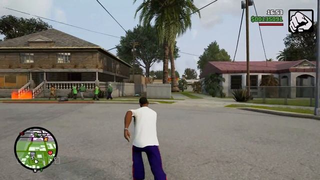 GTA San Andreas Definitive Edition Gameplay Walkthrough Part 16 HD (No Commentary) смотреть онлайн